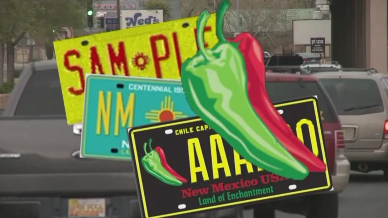New Mexico personalized license plate
