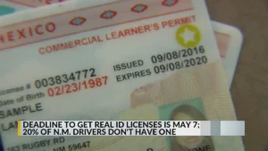 New Mexico REAL ID star marking