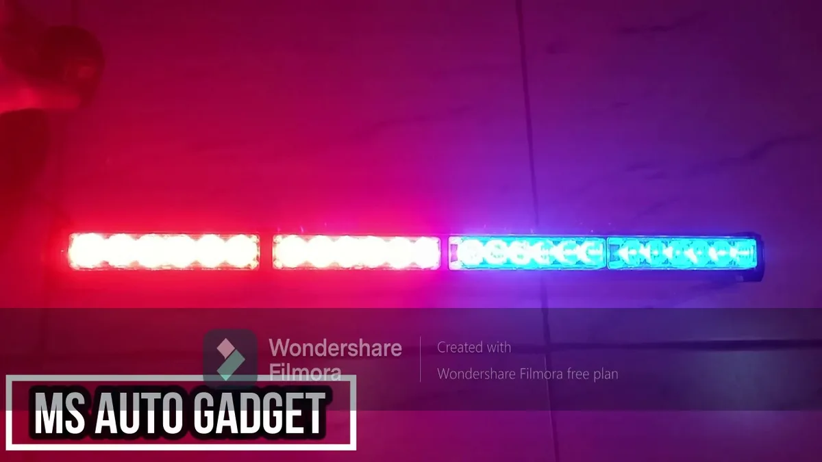 Non-compliant light bar setup
