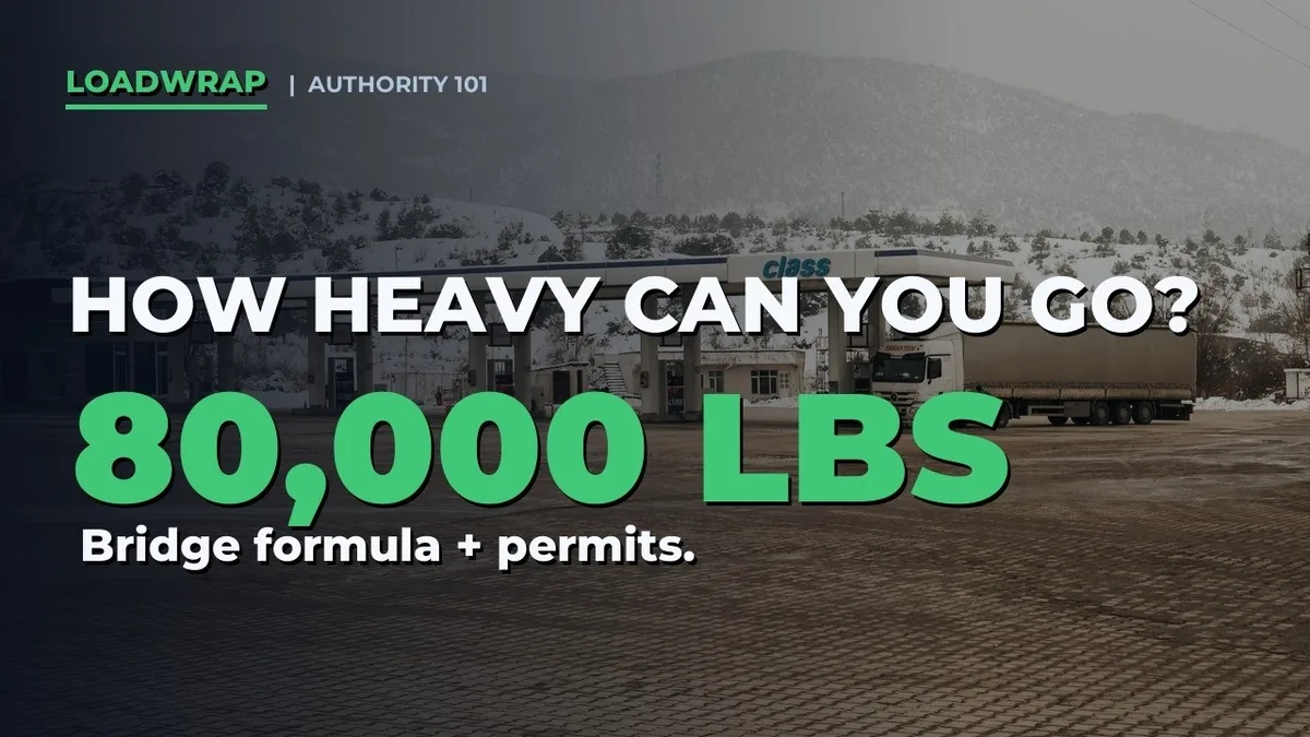 North Dakota Standard Commercial Vehicle Weight Limits and Bridge Formula Requirements
