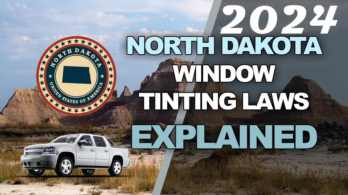 North Dakota window tint regulations
