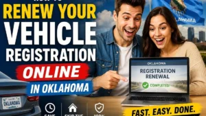 Oklahoma $110 annual registration fee for passenger cars and light trucks