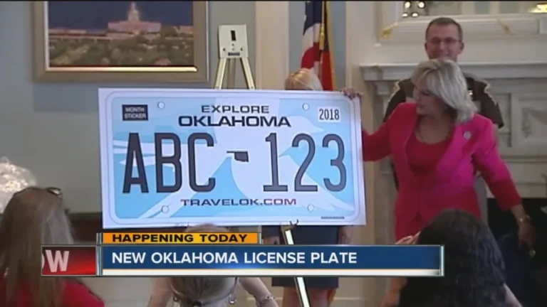 Oklahoma vehicle registration fee based on vehicle age and type