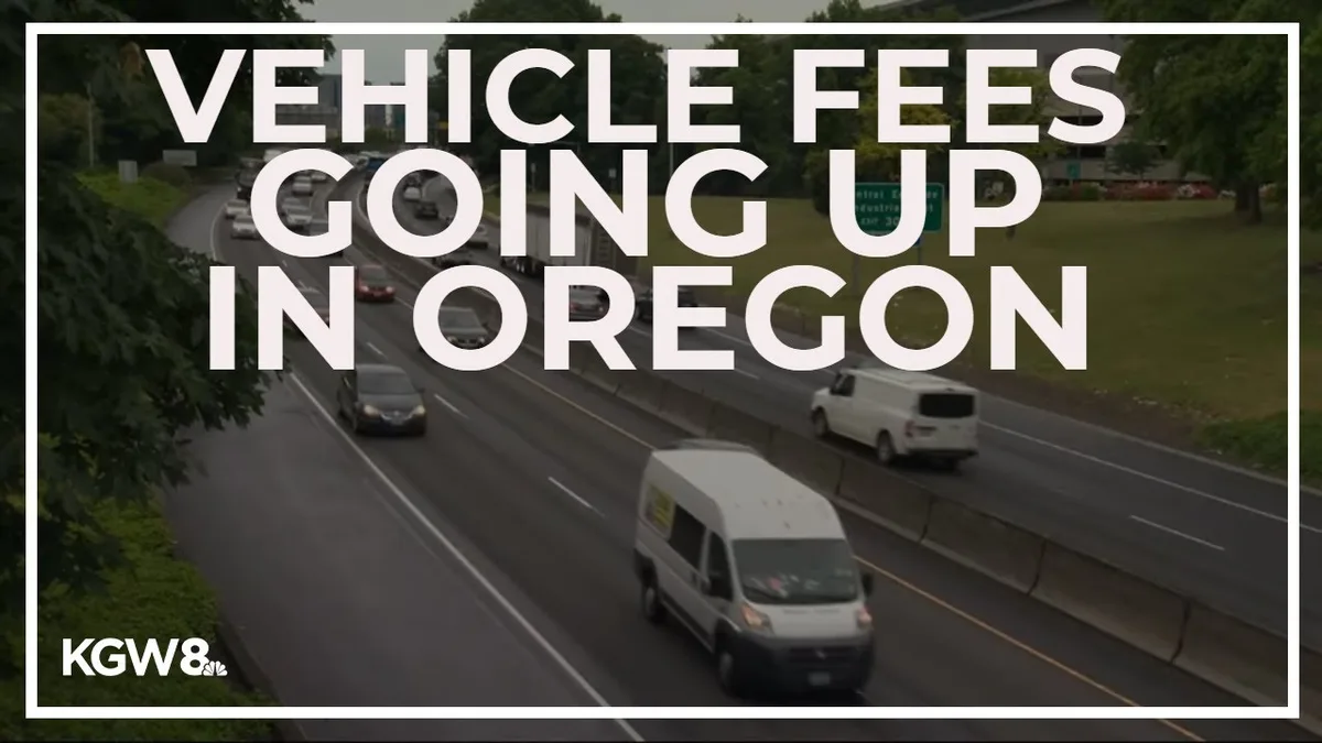 Oregon antique car registration fees