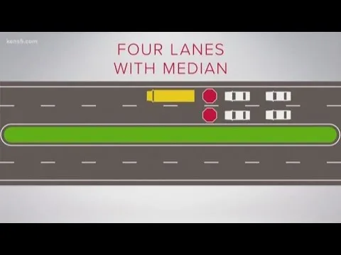 Oregon divided highway traffic flow diagram