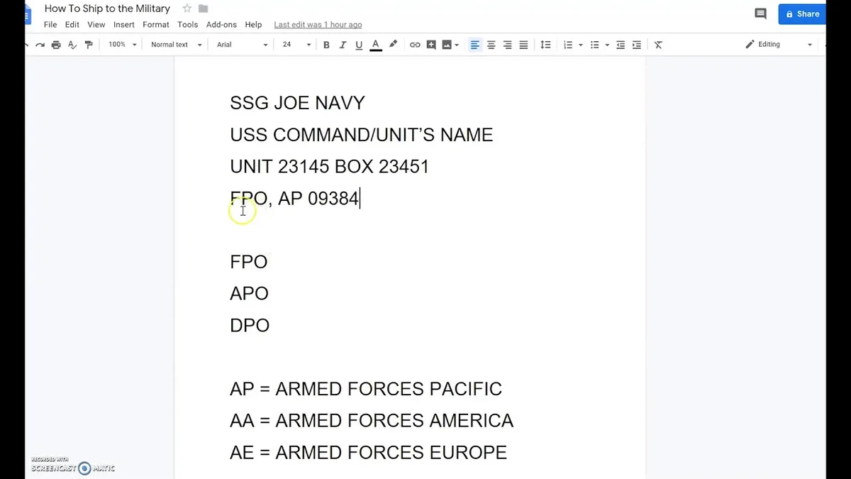 Oregon military address change exemption