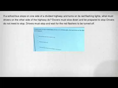 Oregon school bus stop law for all drivers on divided highways