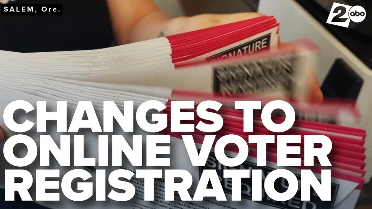 Oregon voter eligibility