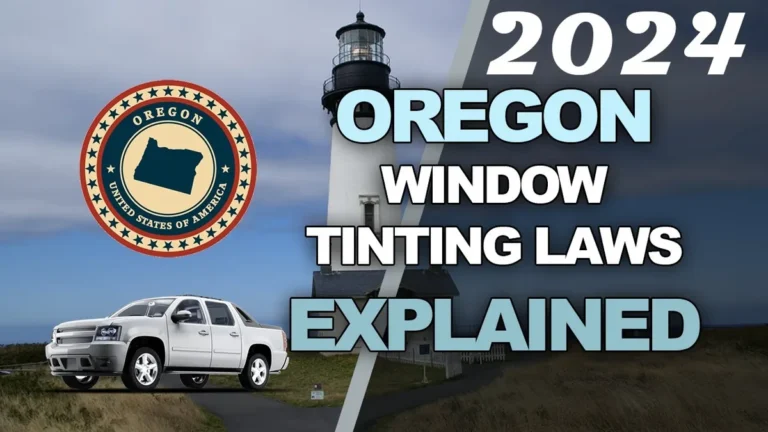 Oregon window tinting legal limits and 35 percent light transmission