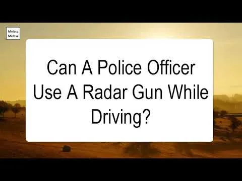 police radar speed enforcement