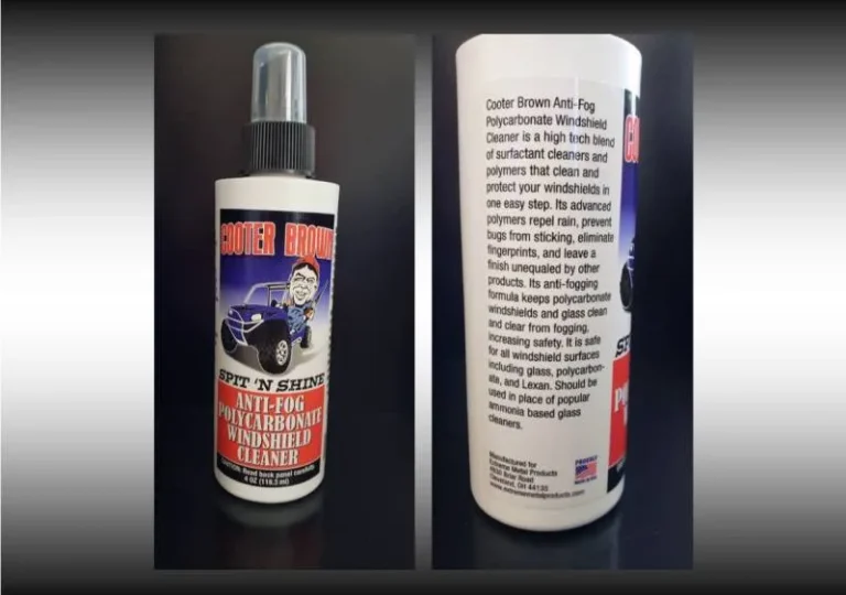 polycarbonate windshield cleaner