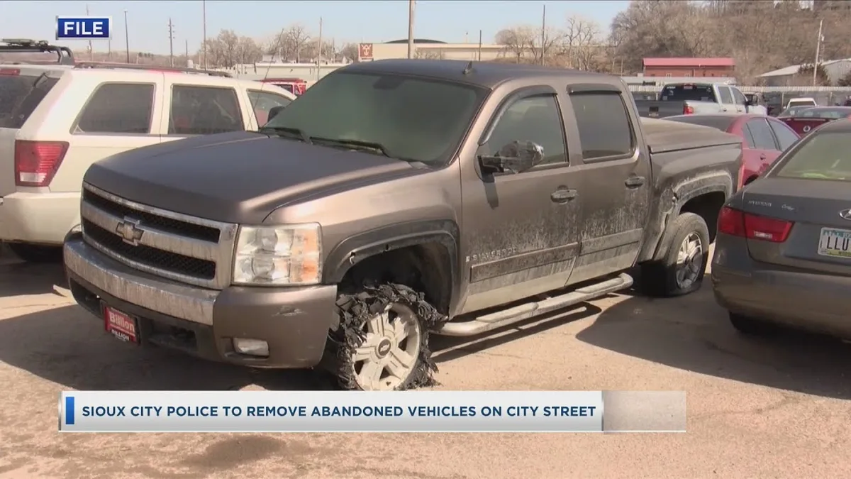 public property abandoned vehicle