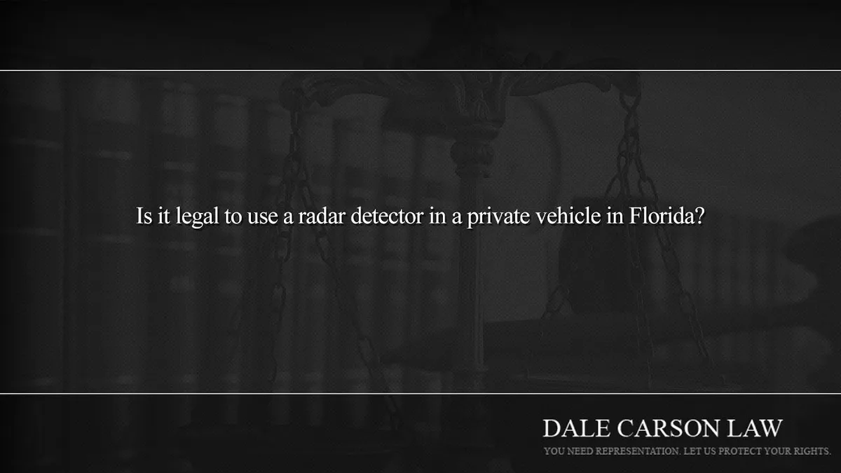 radar detector legal status chart