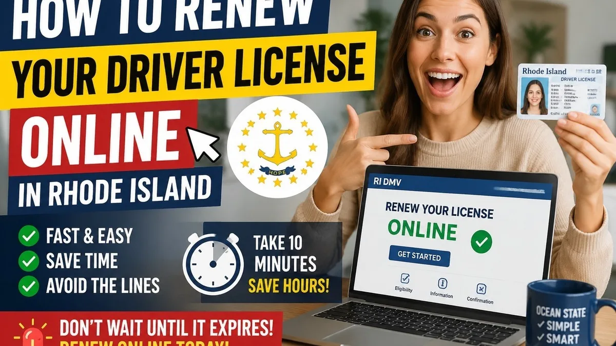 Rhode Island online vehicle registration renewal