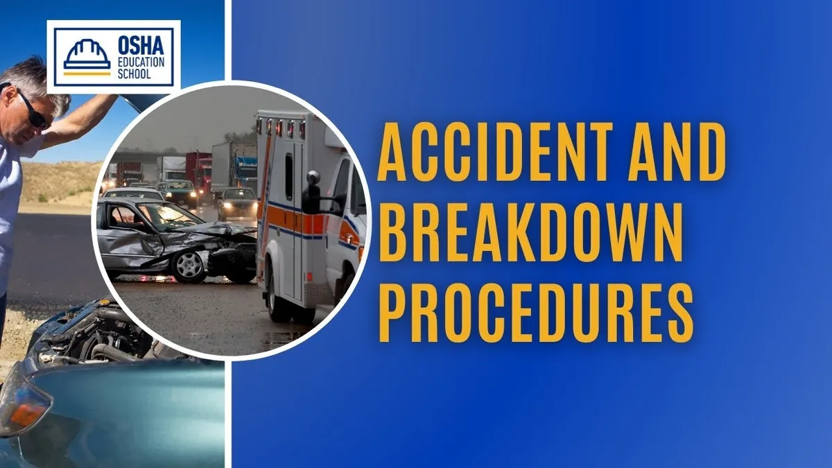 roadside emergency collision diagram