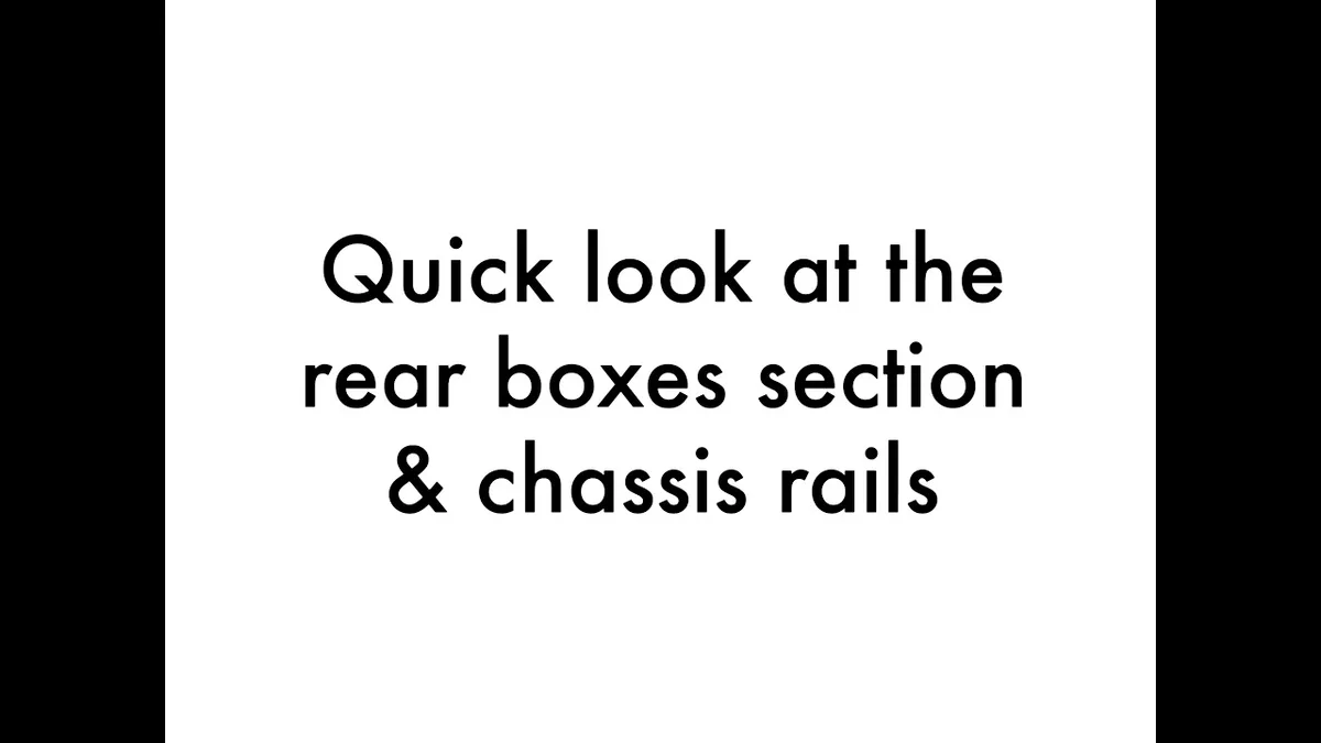 RV chassis appraisal process