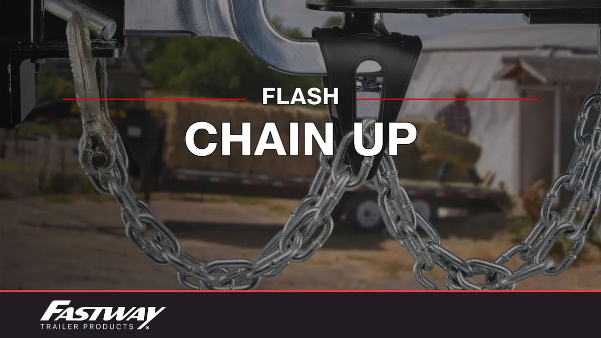 safety chain dragging on ground