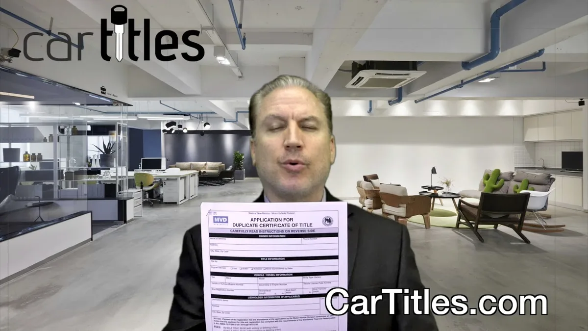 salvage title paperwork