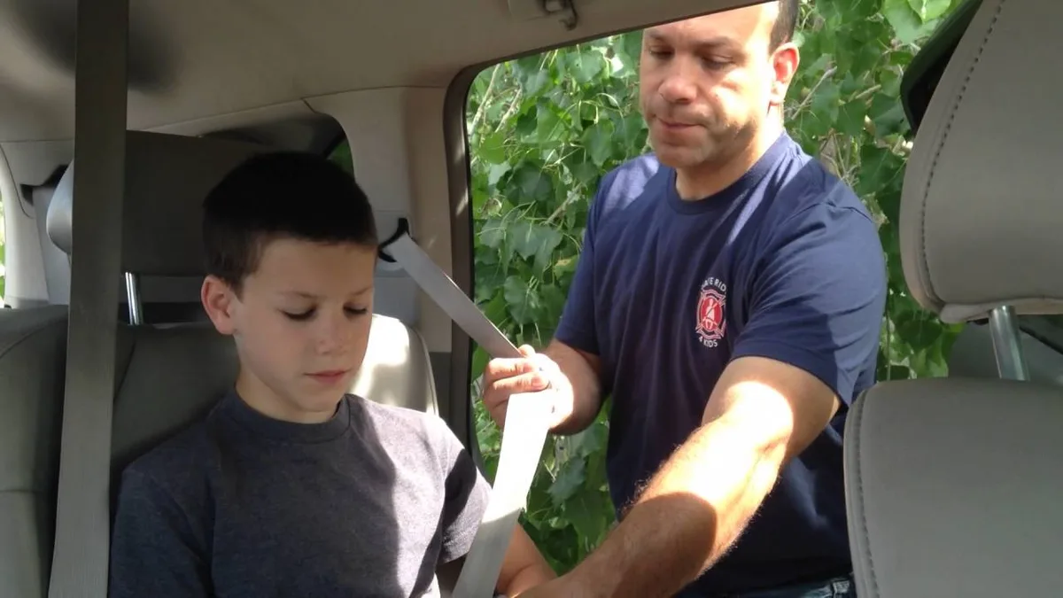 seat belt fit test for children