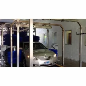 softec brush car wash with pearl paint car