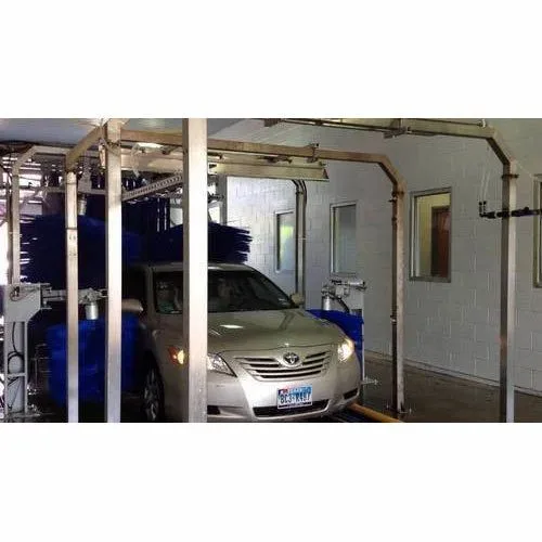 softec brush car wash with pearl paint car