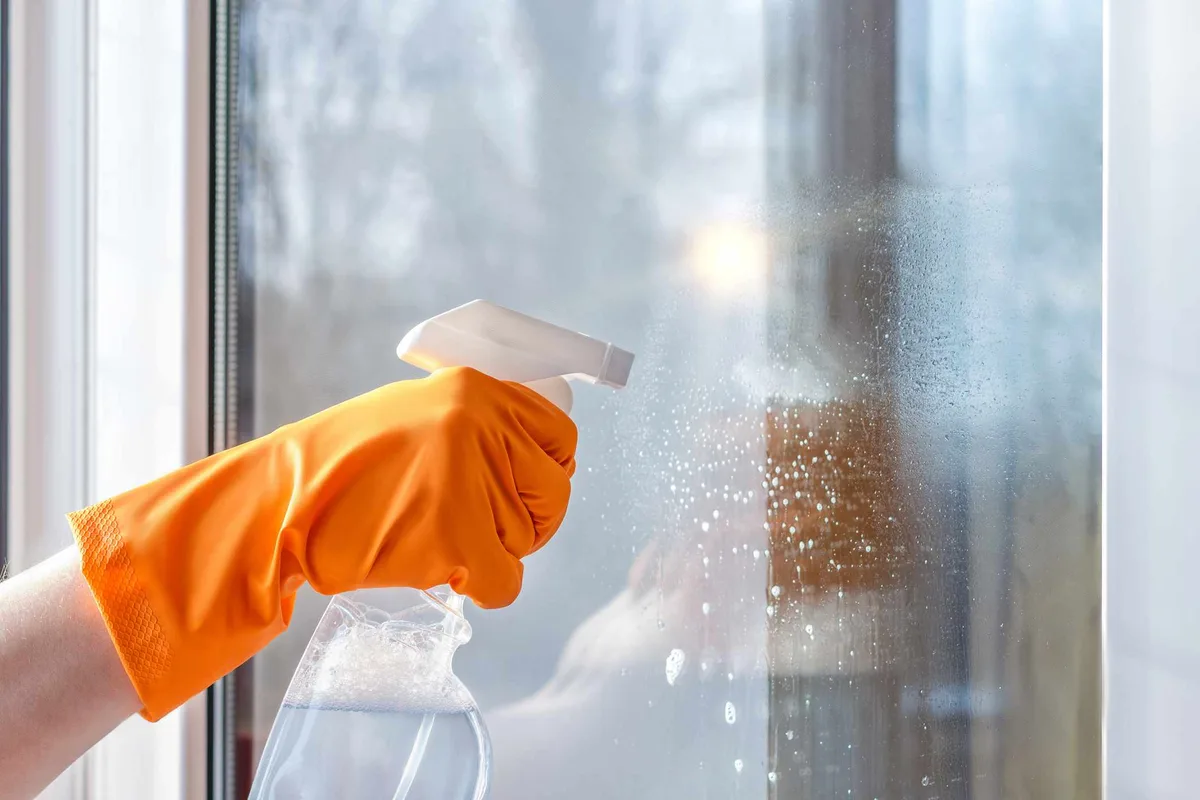 spray and wipe technique