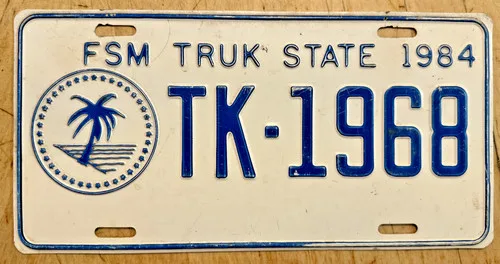 territory name visibility on CNMI license plate
