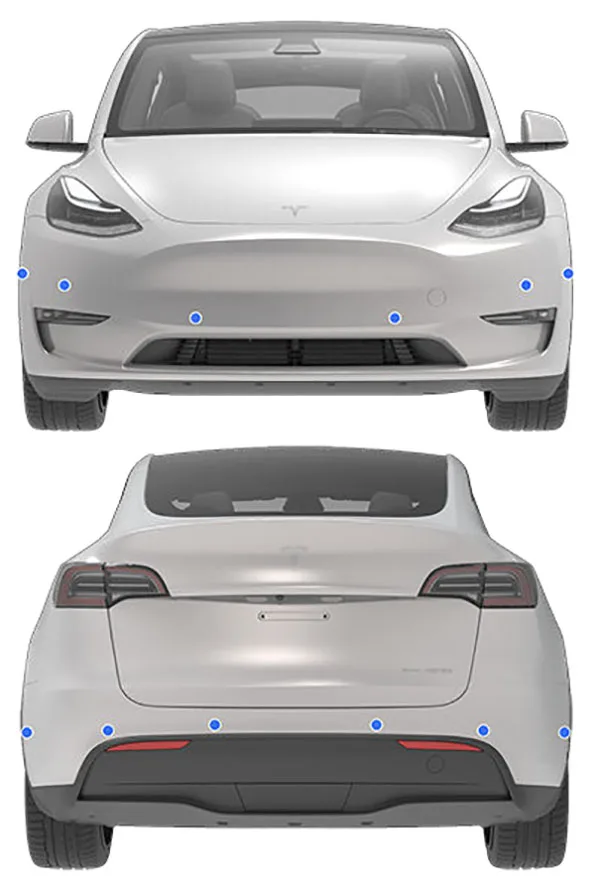 Tesla Model Y 2026 Juniper sensors
