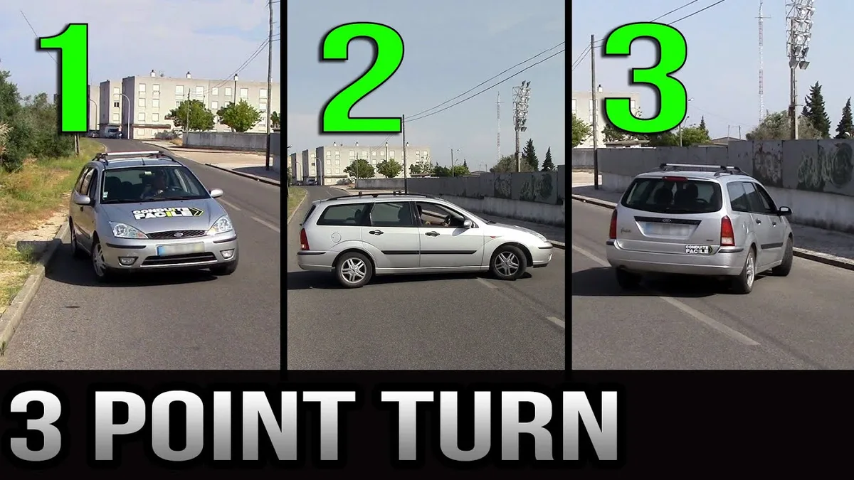 three-point turn