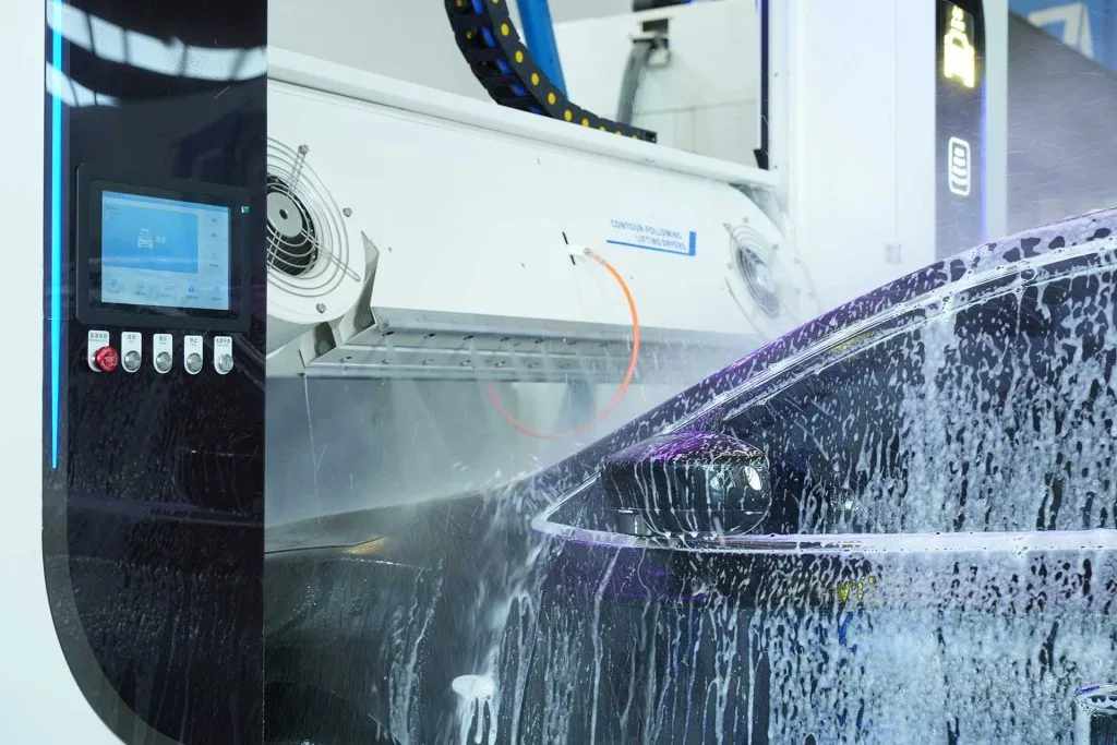 touchless car wash vs brush car wash