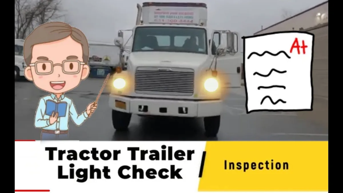 tractor road compliance checklist