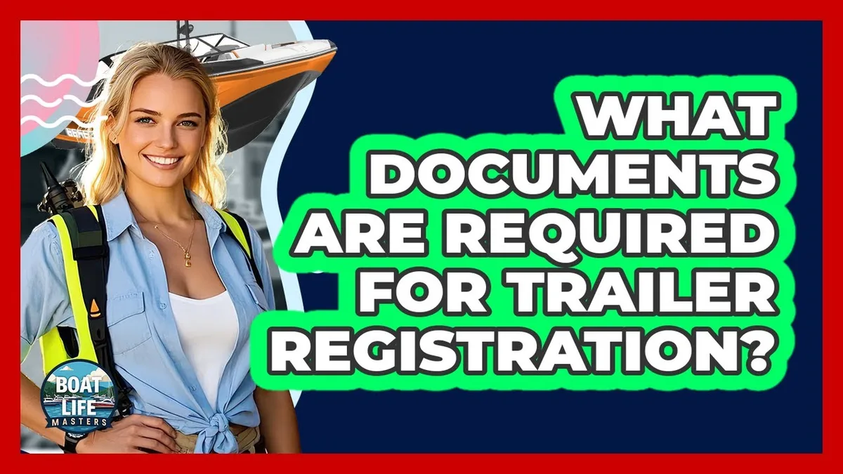 Set of documents needed for trailer registration