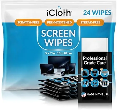 travel screen wipes
