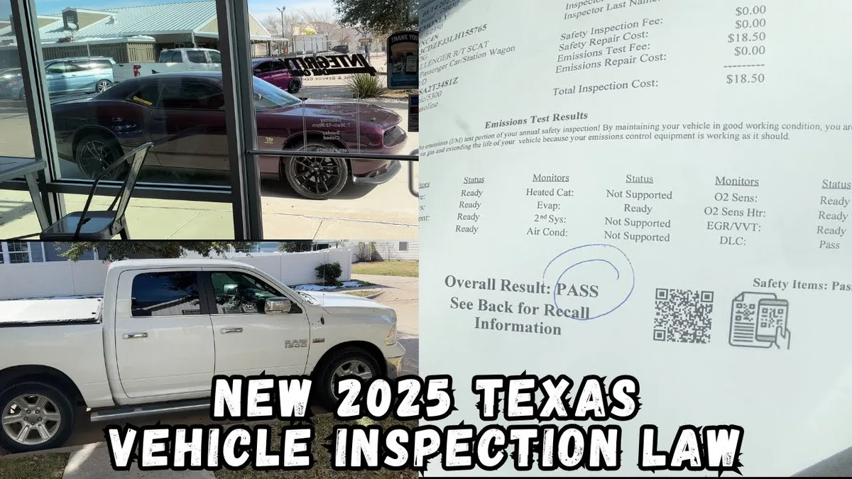 U.S. states emissions testing requirement comparison
