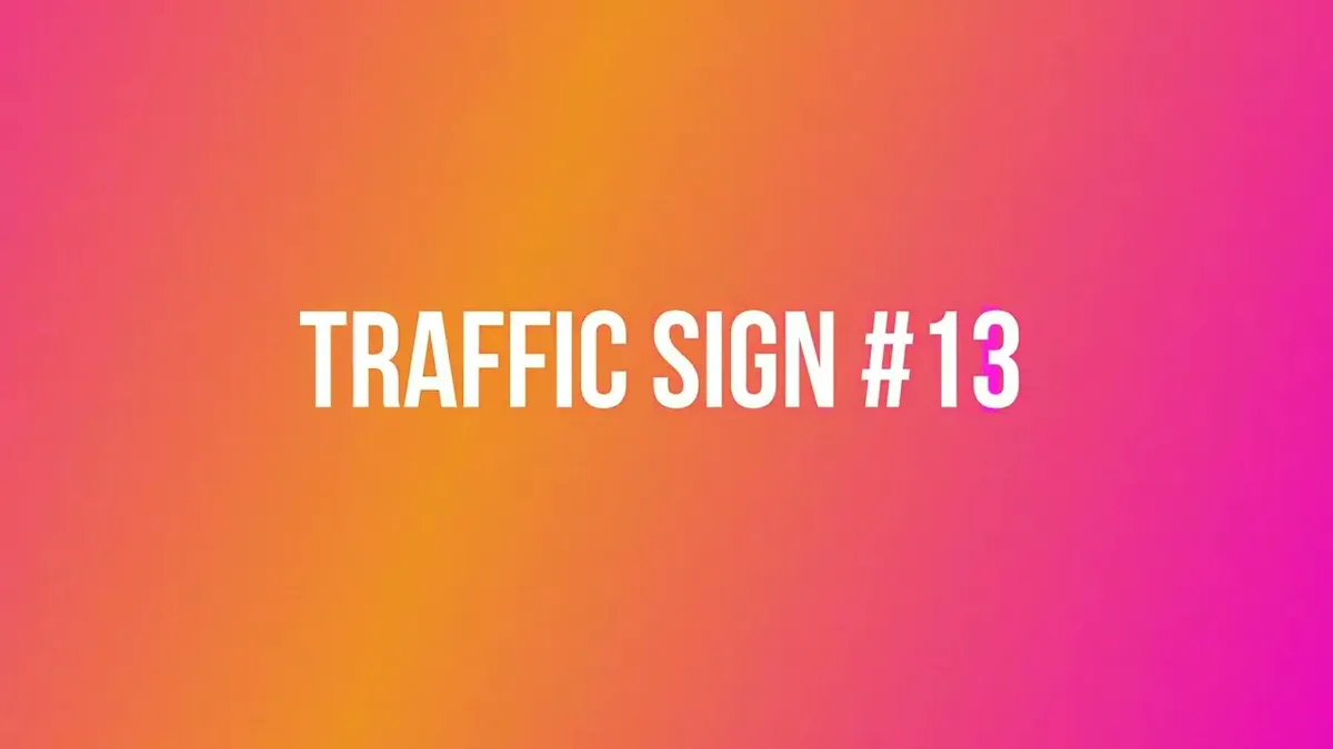 U-turn permitted sign