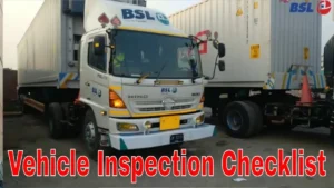 vehicle inspection checklist