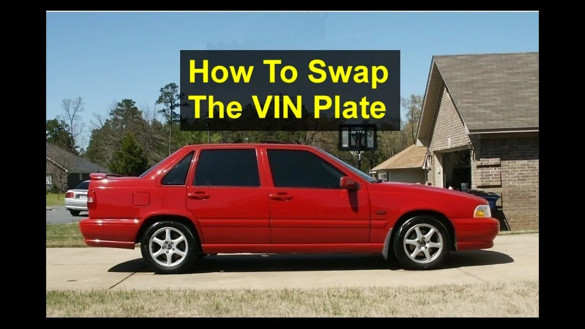 VIN plate inspection
