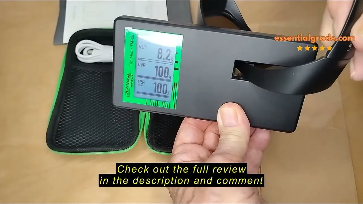 VLT meter window tint measurement