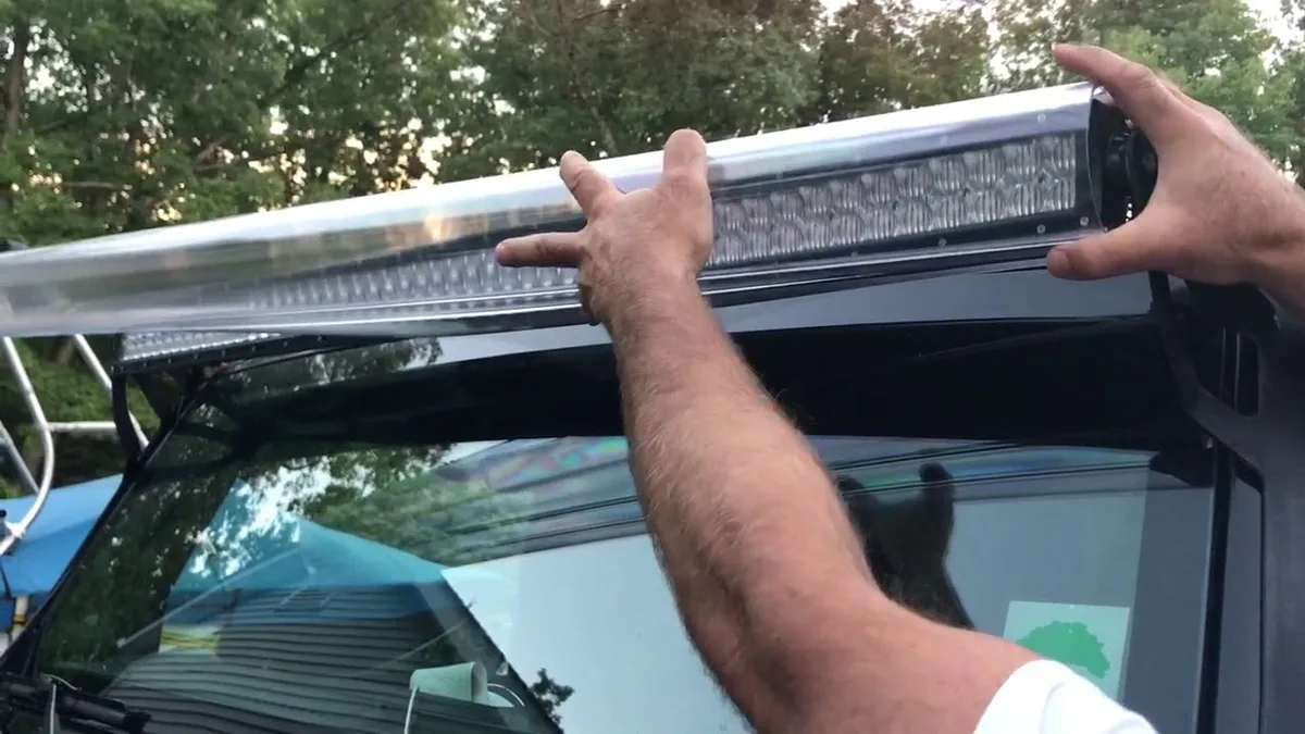 When You Must Cover or Turn Off Light Bars on Highways