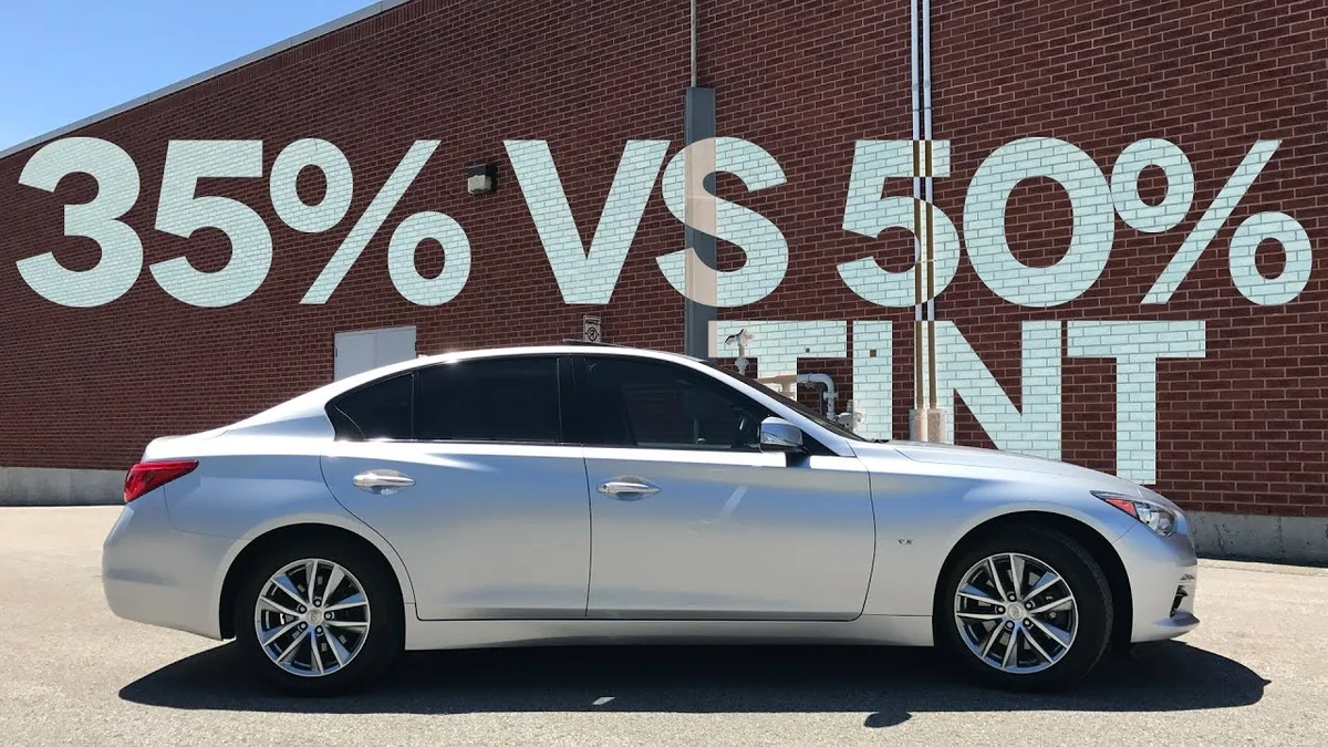 window tint darkness comparison