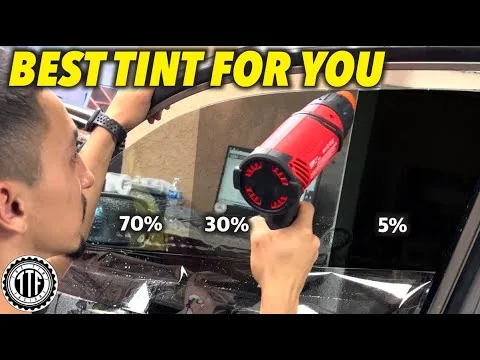 window tint darkness VLT percentage