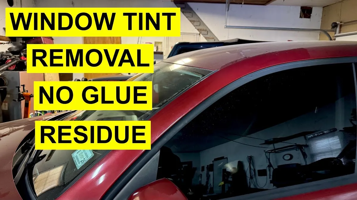 window tint removal tools