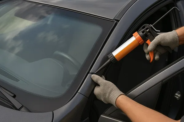 windshield adhesive application